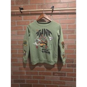 Nickelodeon Teenage Mutant Ninja Turtles Boys' Large  Pullover Sweatshirt Sku17